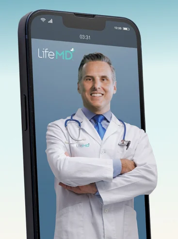 Dr. Anthony Puopolo is smiling on the phone screen