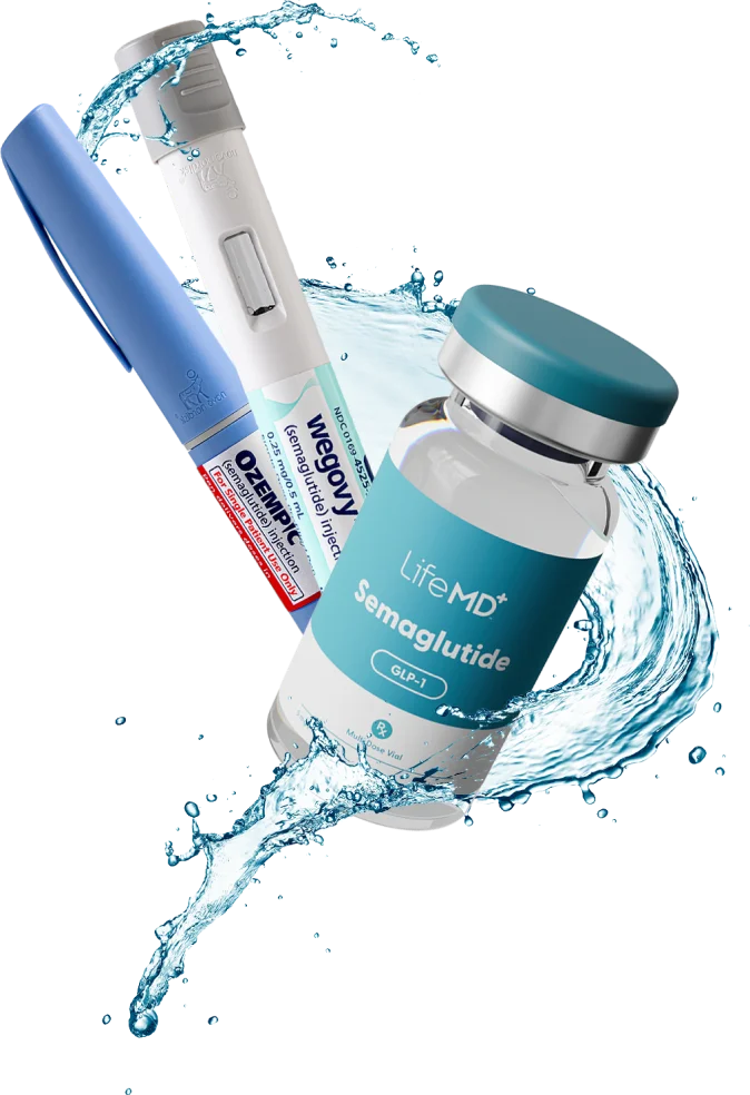 Ozempic and Wegovy with Semaglutide vial