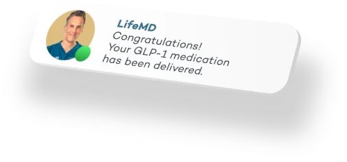 LifeMD delivery notification