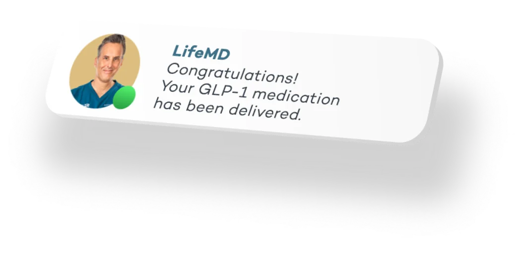 LifeMD delivery notification