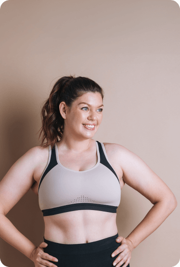 A woman ready to work out